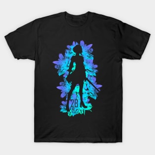 Blue Flowers - 2B T-Shirt